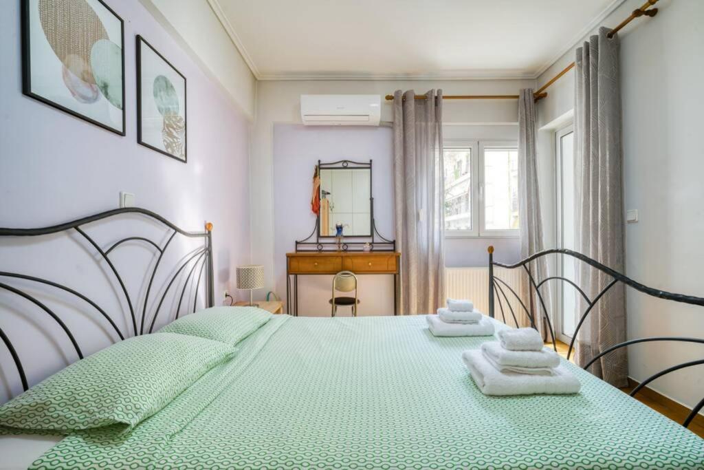 Spacious Family Flat Near Parthenon Free Parking Ateny Zewnętrze zdjęcie