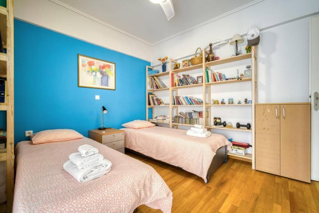 Spacious Family Flat Near Parthenon Free Parking Ateny Zewnętrze zdjęcie